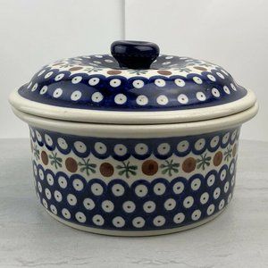 Boleslawiec 5 Cup Covered Baker Polish Dishware